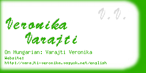 veronika varajti business card